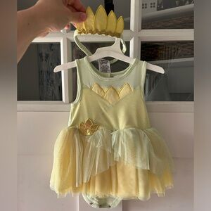 NWOT Disney Tiana infant dress and headband